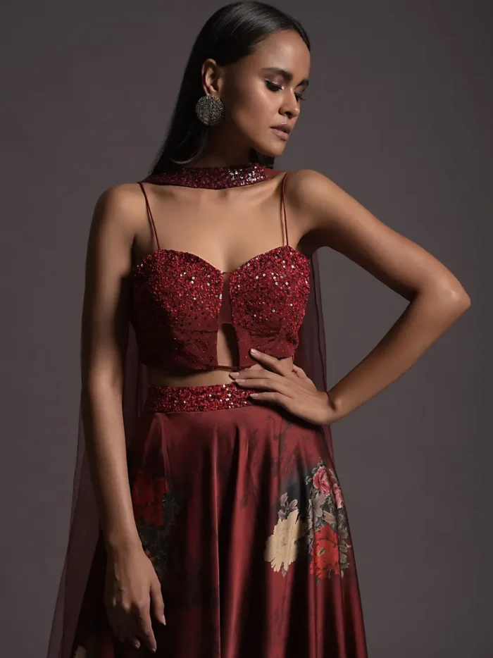 burgundy-floral-printed-skirt-and-sequin4.webp