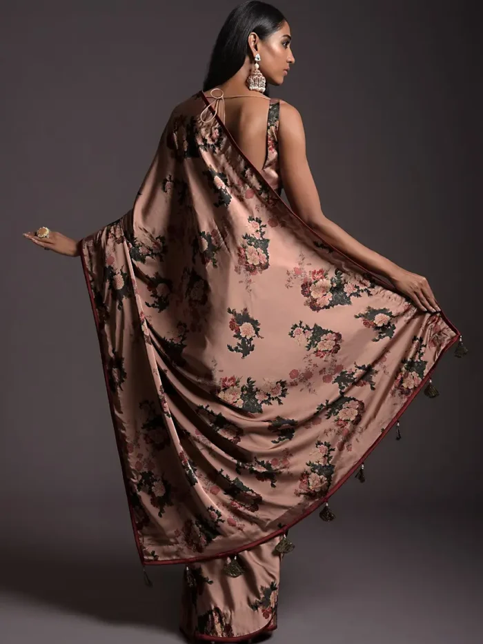 copper-peach-saree-in-satin-with-floral-print-and-olive-sequins-embellished2.webp